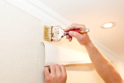 Pose de papier peint à Bons-Tassilly — revêtements muraux et toiles de verre